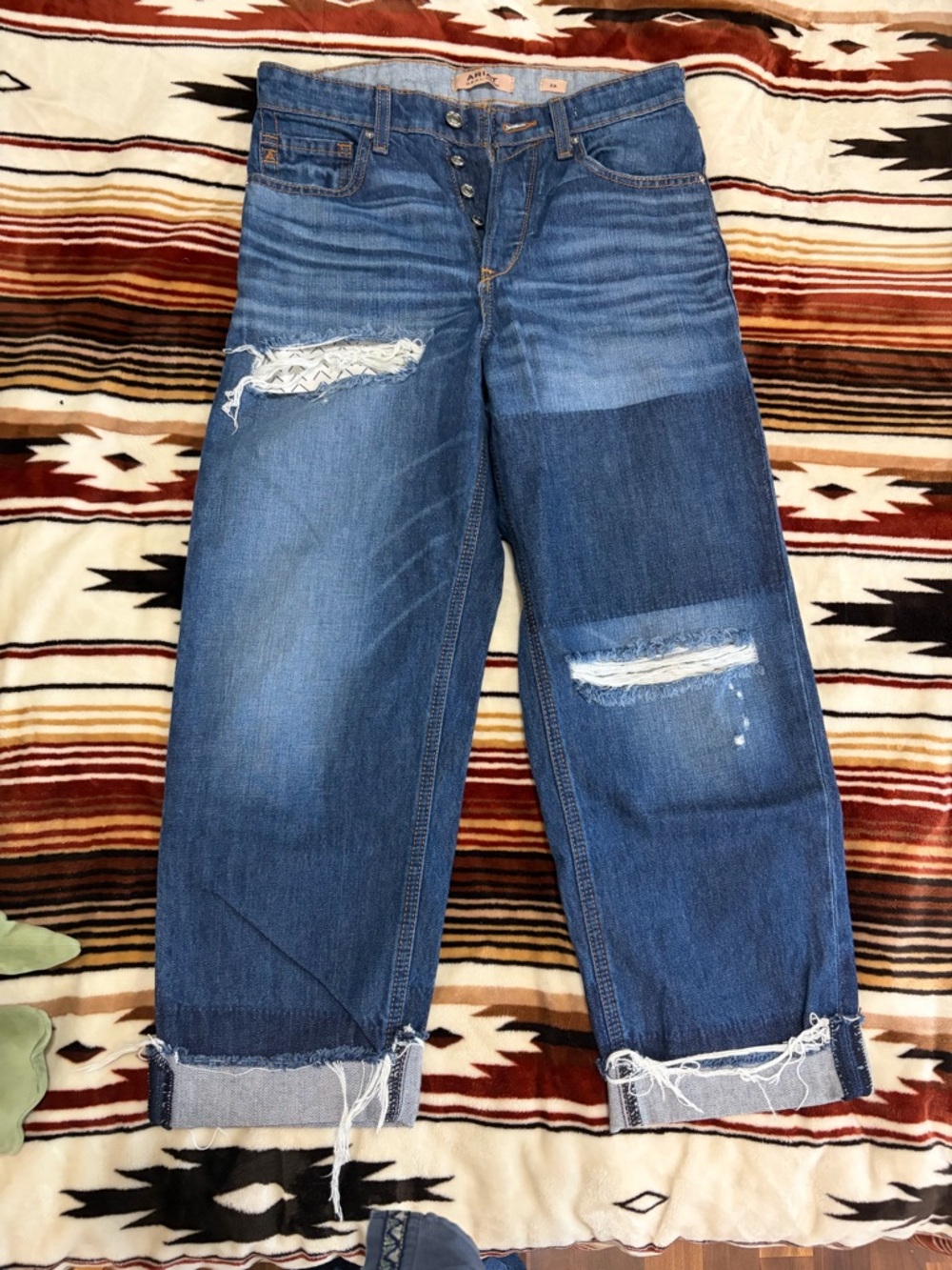 Ariat women's high rise straight jazmine jeans size 26 new great condition